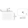 Верхний душ IDEAL STANDARD IdeaRain Luxe B0391MY